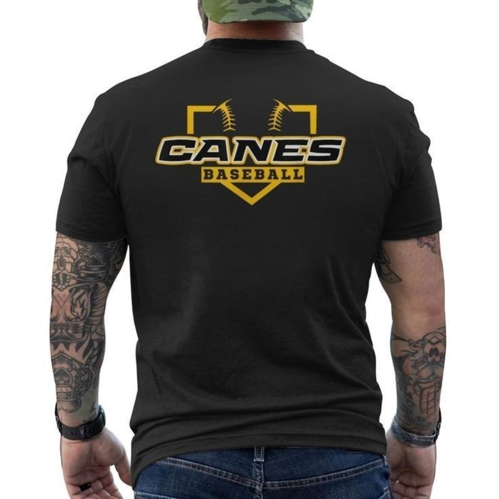 Canes Baseball Sports Unisex Tee